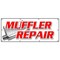 Signmission MUFFLER REPAIR BANNER SIGN brake shop auto repair oil changes repair B-96 Muffler Repair - alternate 1